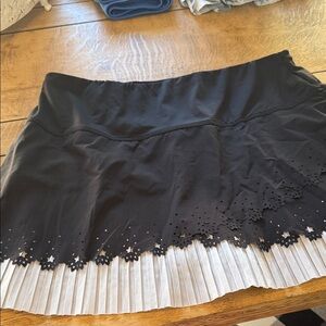 Lucky in Love Black and White Mini Skirt